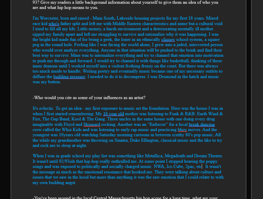 INTERVIEW / ARCHIVE